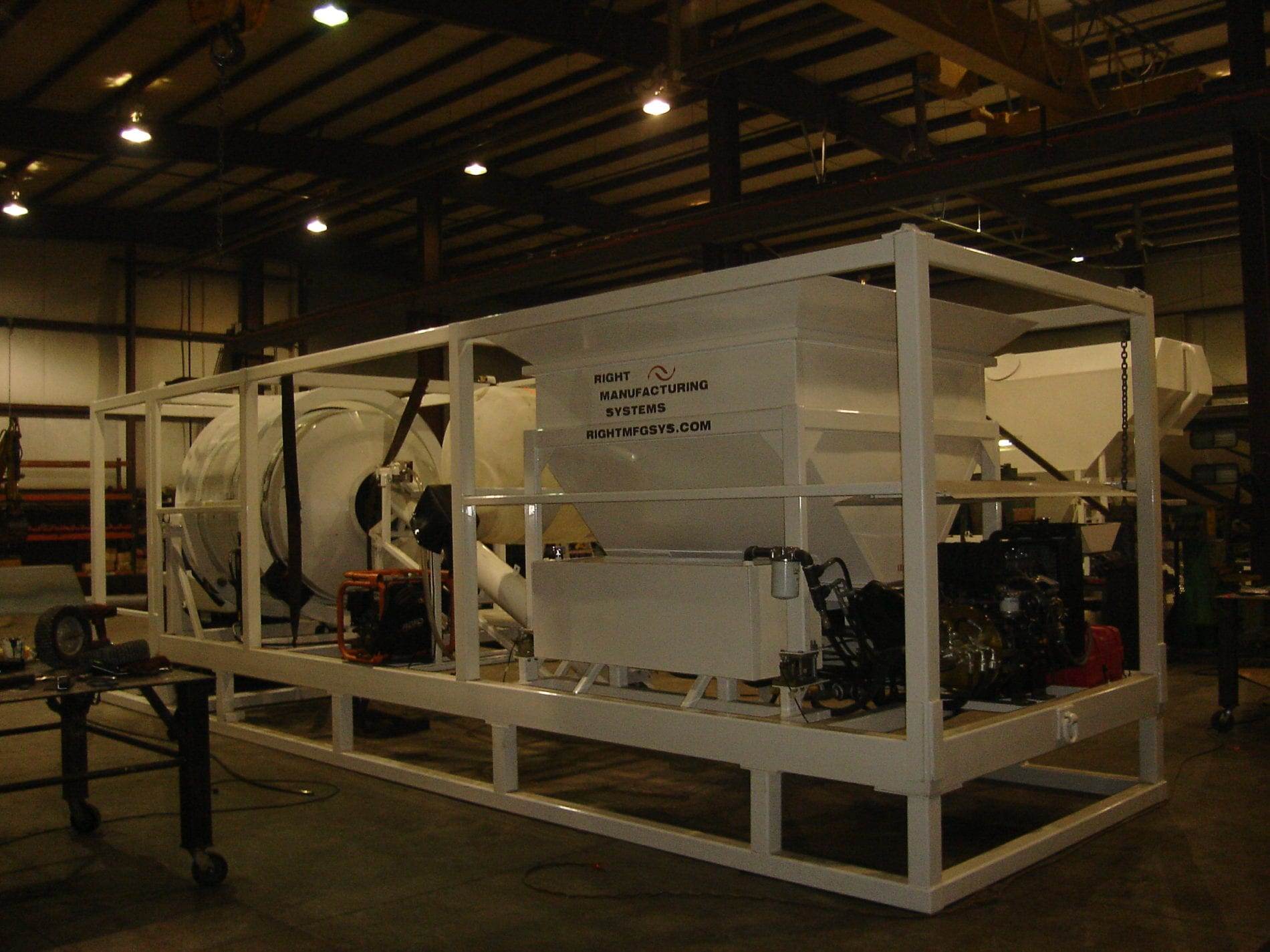 Custom Concrete Mixer Batching Plant Mix Right EZ 1-5-1 in Right Manufacturing Systems Inc.