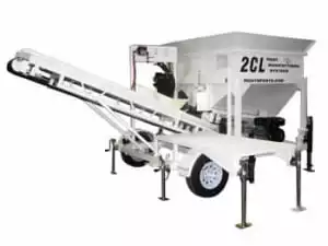 Portable Concrete Batching Plant 5+ Cubic Yards Mix Right 2CL-5 by Right Manufacturing Systems Inc.