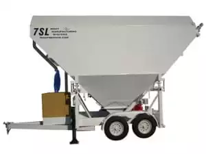 Portable Cement Silo 35 Ton Mix Right 7SL-80 by Right Manufacturing Systems Inc.