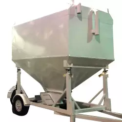 Portable Cement Silo 15 Ton Mix Right 7SL-30 by Right Manufacturing Systems Inc.