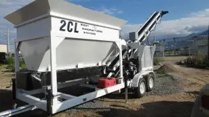 Portable Concrete Batching Plant 8+ Cubic Yards Mix Right 2CL-8 at Right Manufacturing Systems Inc.