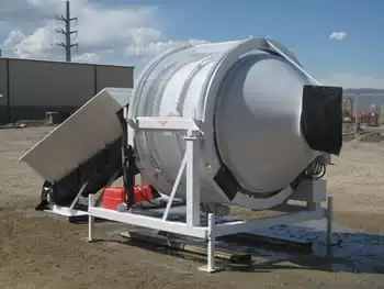 Portable Concrete Mixer Batching Plant 1 1/3 Cubic Yards Mix Right EZ 1-1 Front by Right Manufacturing Systems Inc.