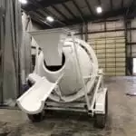 Portable Concrete Mixer 2 Cubic Yards Mix Right 2DH-2 Gravity Chute & Discharge Chute at Right Manufacturing Systems Inc.